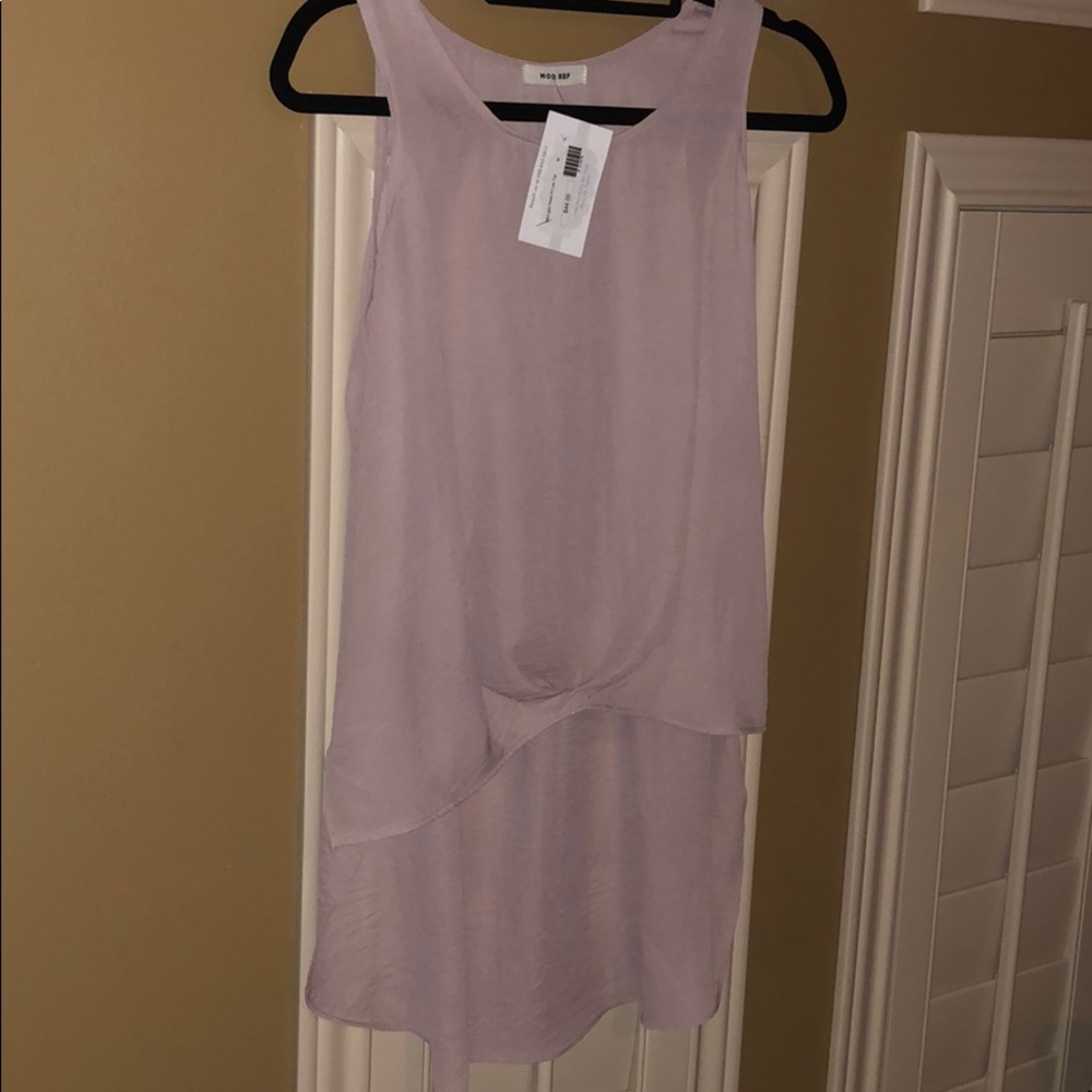 Light Rose high-low top